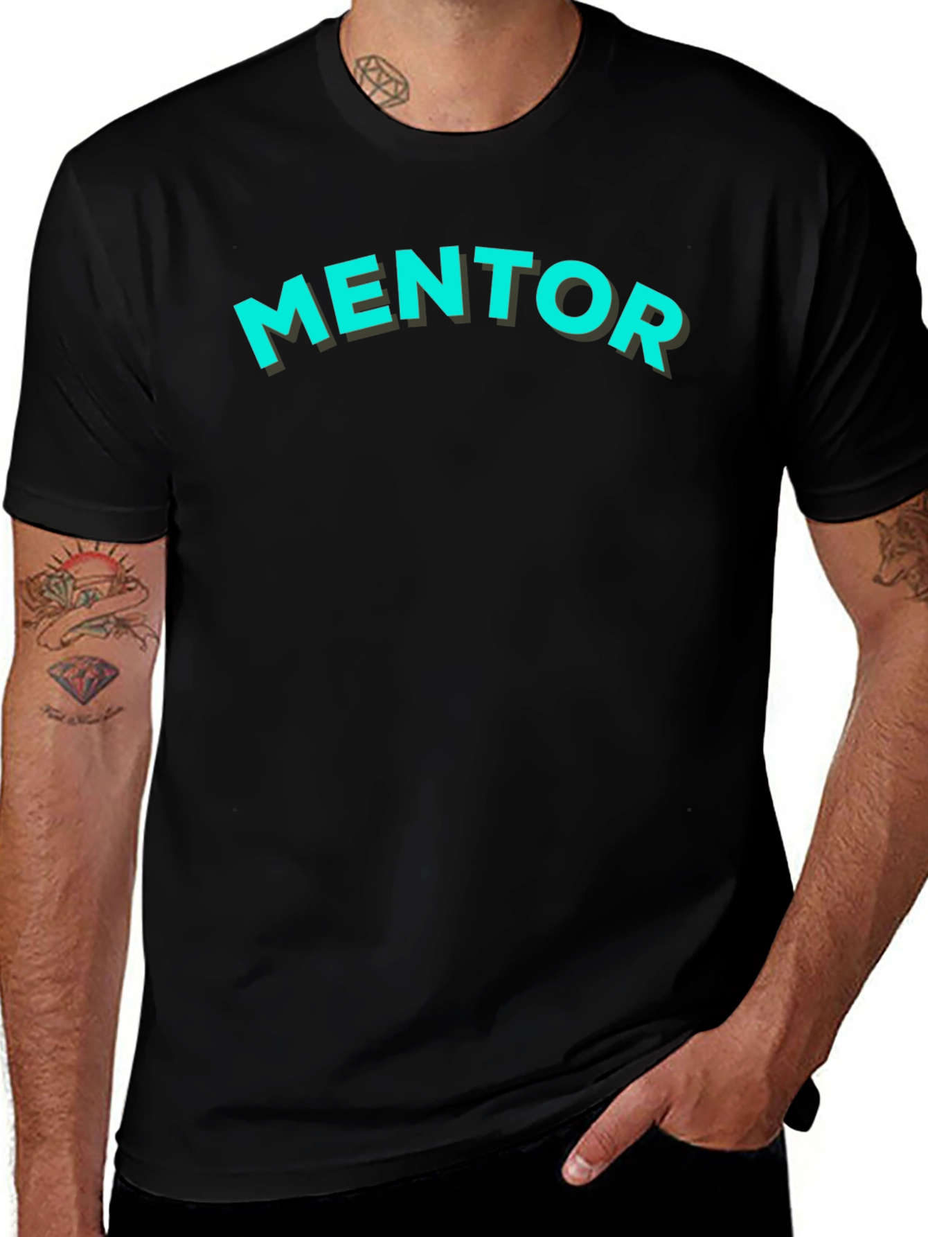 Black Mentor Graphic Tee - Classic Black main image