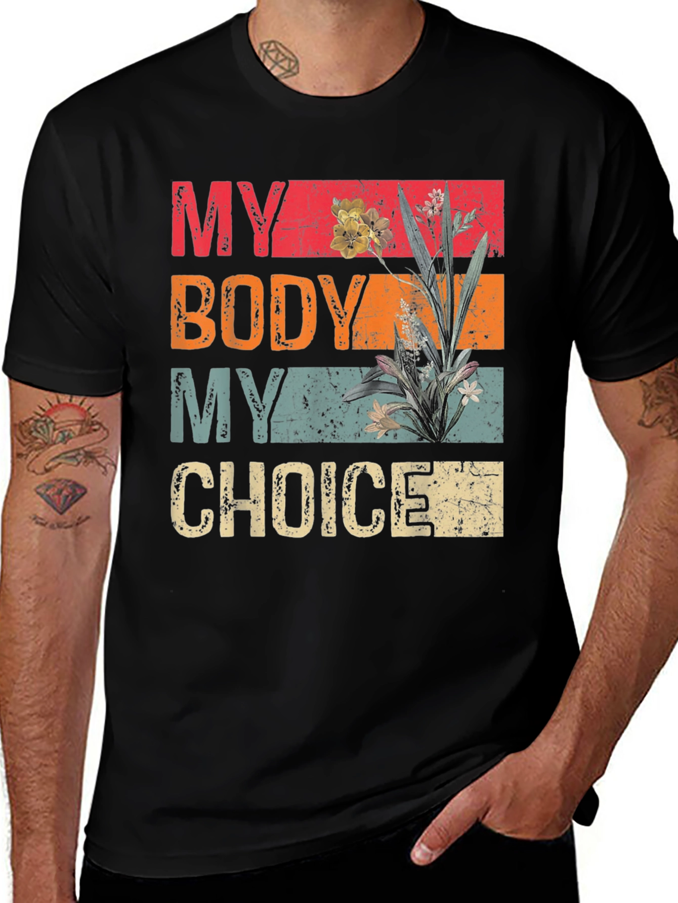 My Body My Choice Graphic Tee - Pro Choice Shirt