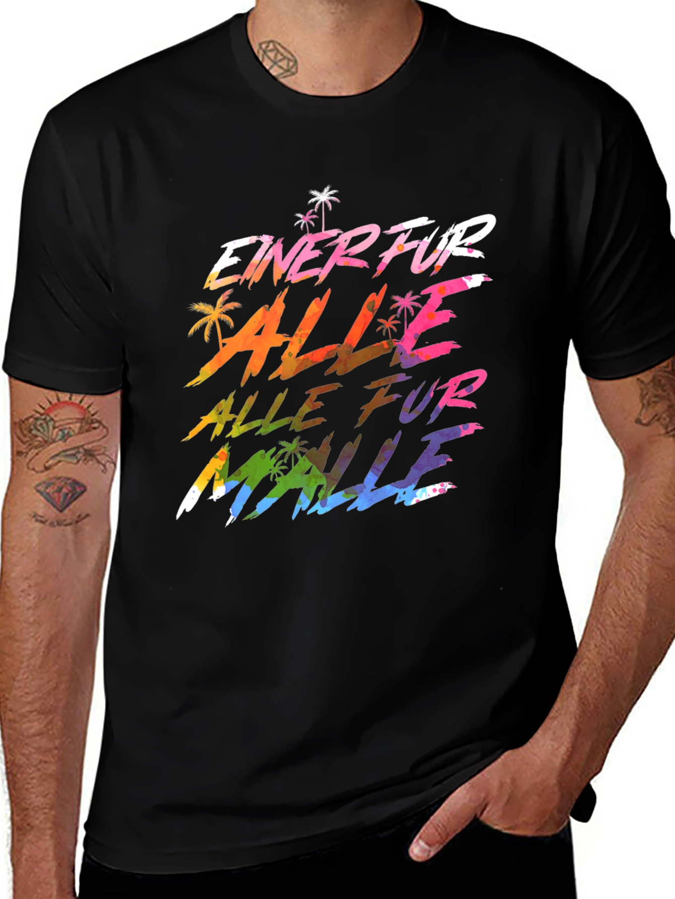 Variant 23 of Einer Fur Alle Graphic T-Shirt