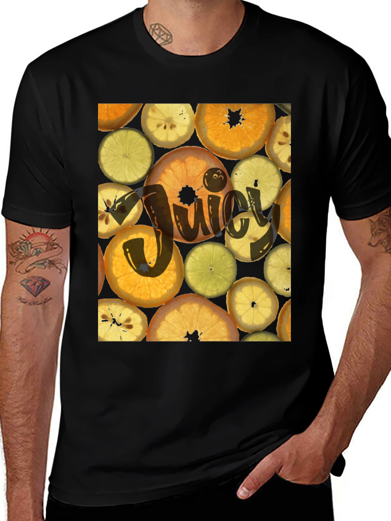 Variant 30 of Juicy Fruit Slice Graphic Tee