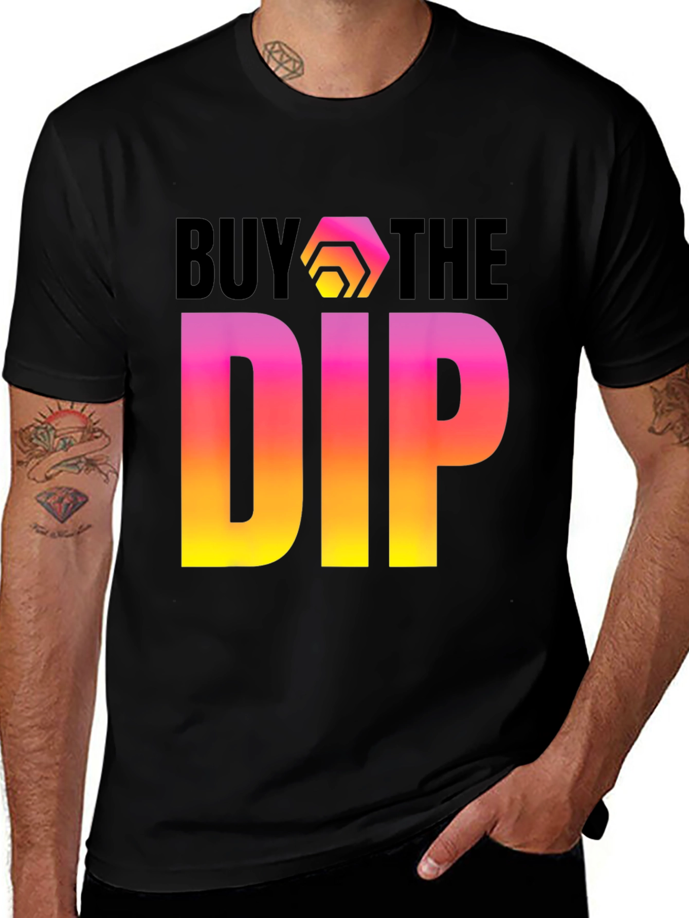 Buy the Dip Crypto T-Shirt - Modern Design