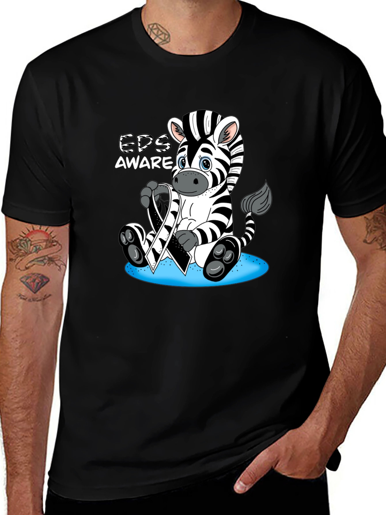 EDS Awareness Zebra T-Shirt