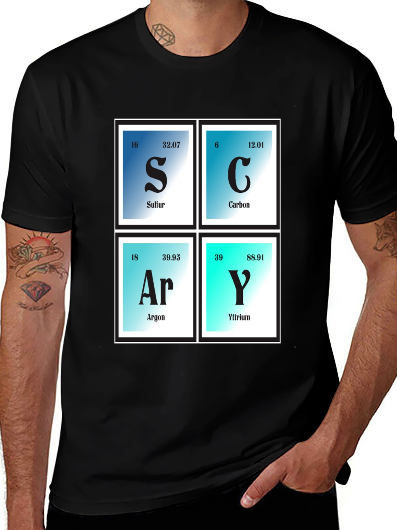 Sci-Fi Periodic Table Element T-Shirt