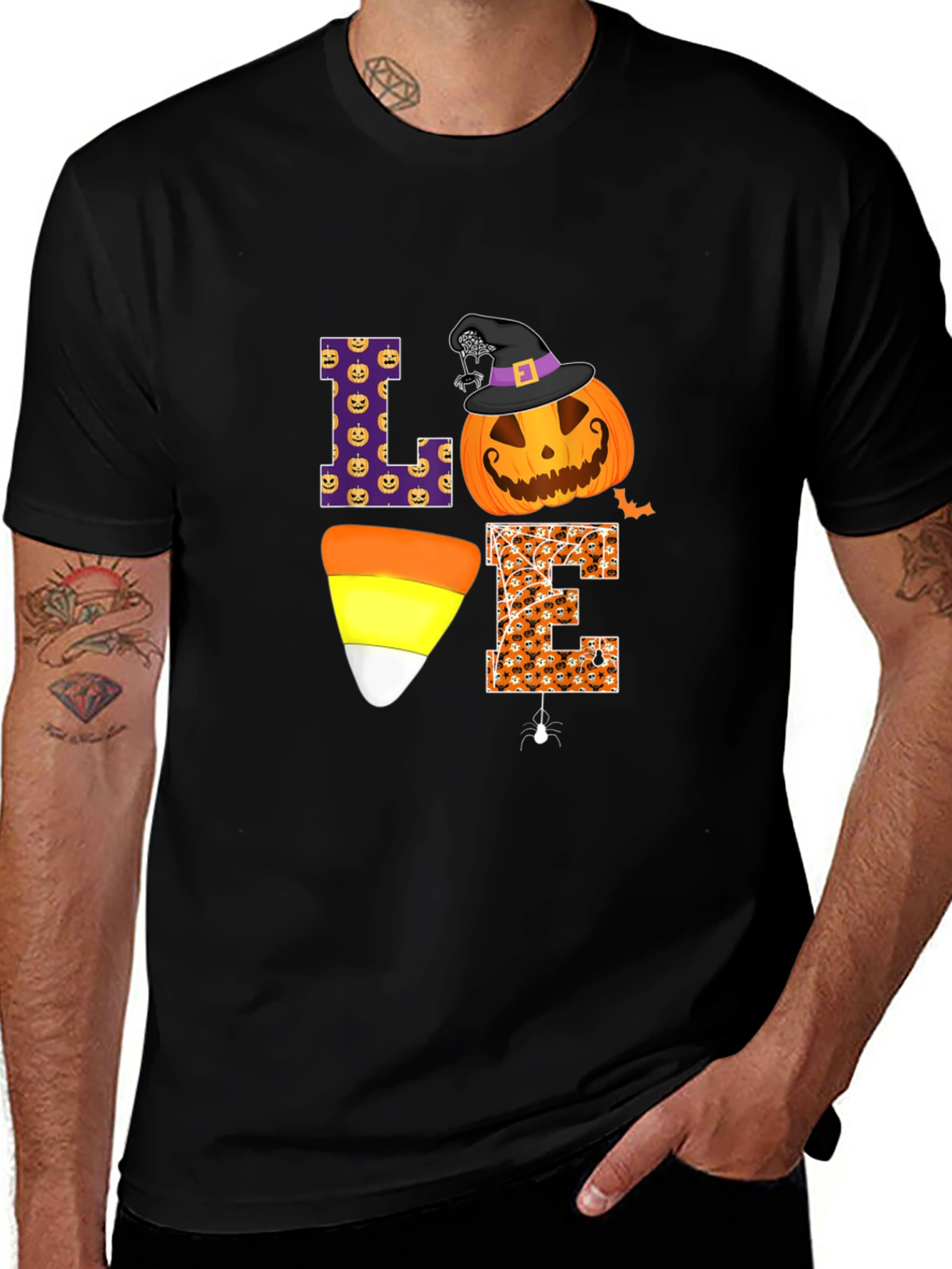 Halloween Love T-Shirt Pumpkin Witch