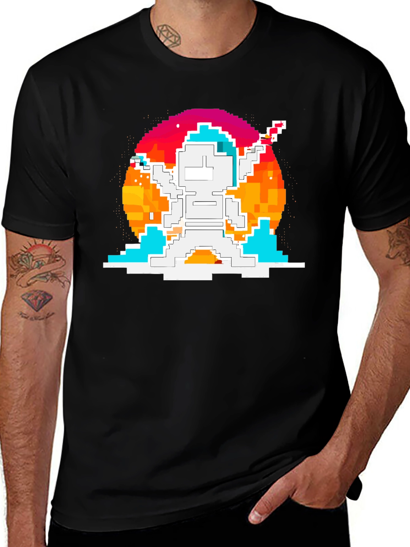 Variant 25 of Retro Pixel Art T-Shirt - Classic Gaming Style