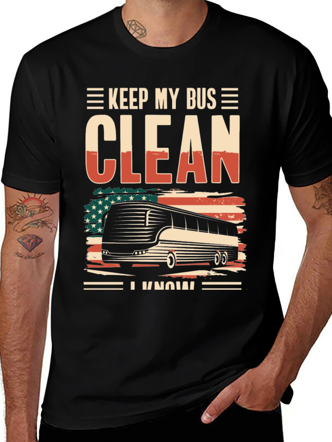Variant 13 of Keep My Bus Clean T-Shirt