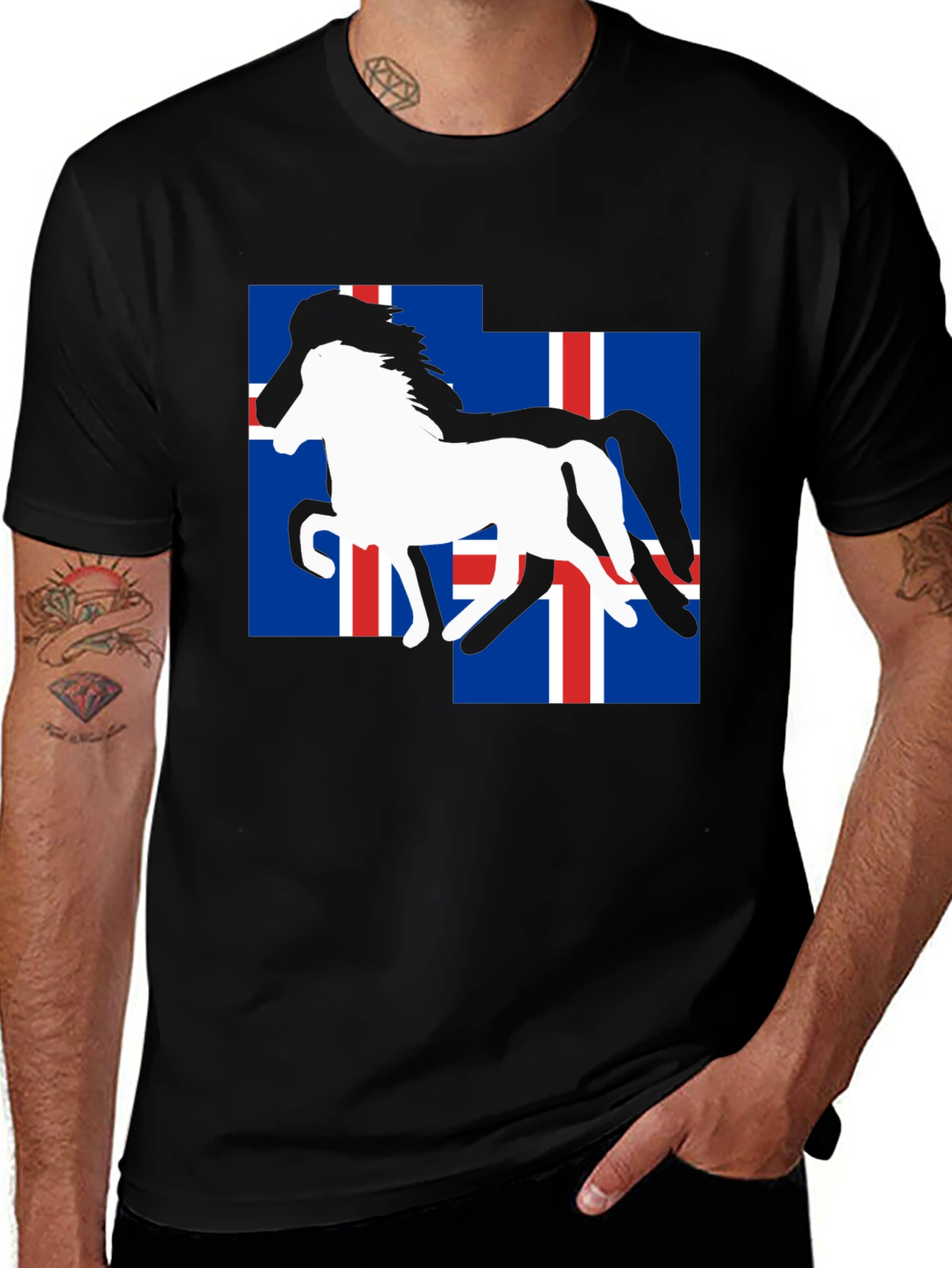 Icelandic Horse T-Shirt - Unique Design
