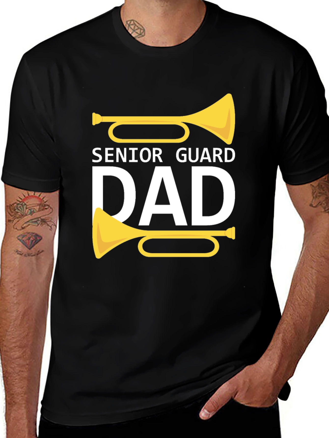 Variant 7 of Senior Guard Dad T-Shirt