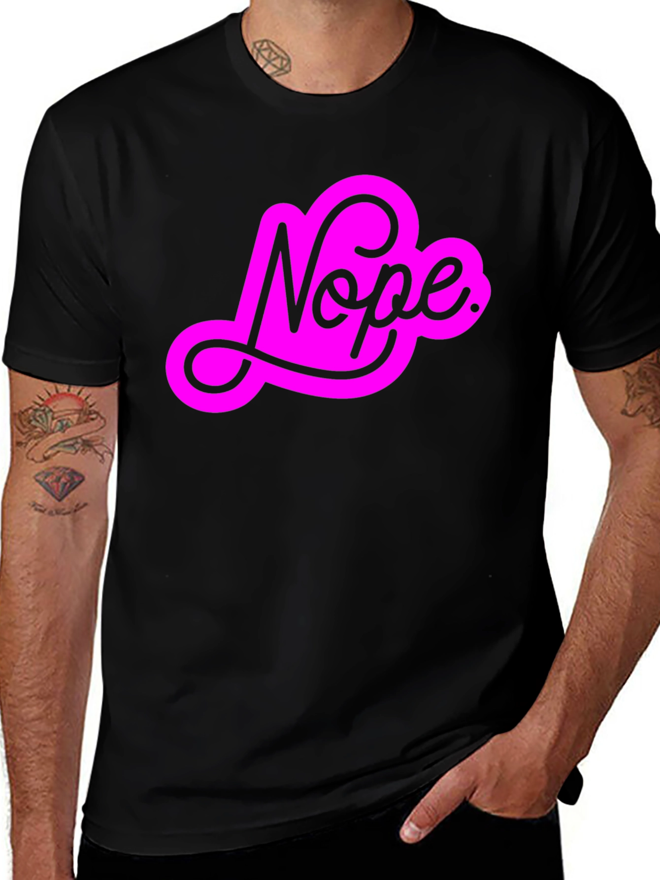 Variant 21 of Nope Graphic Tee - Funny Sarcastic T-Shirt