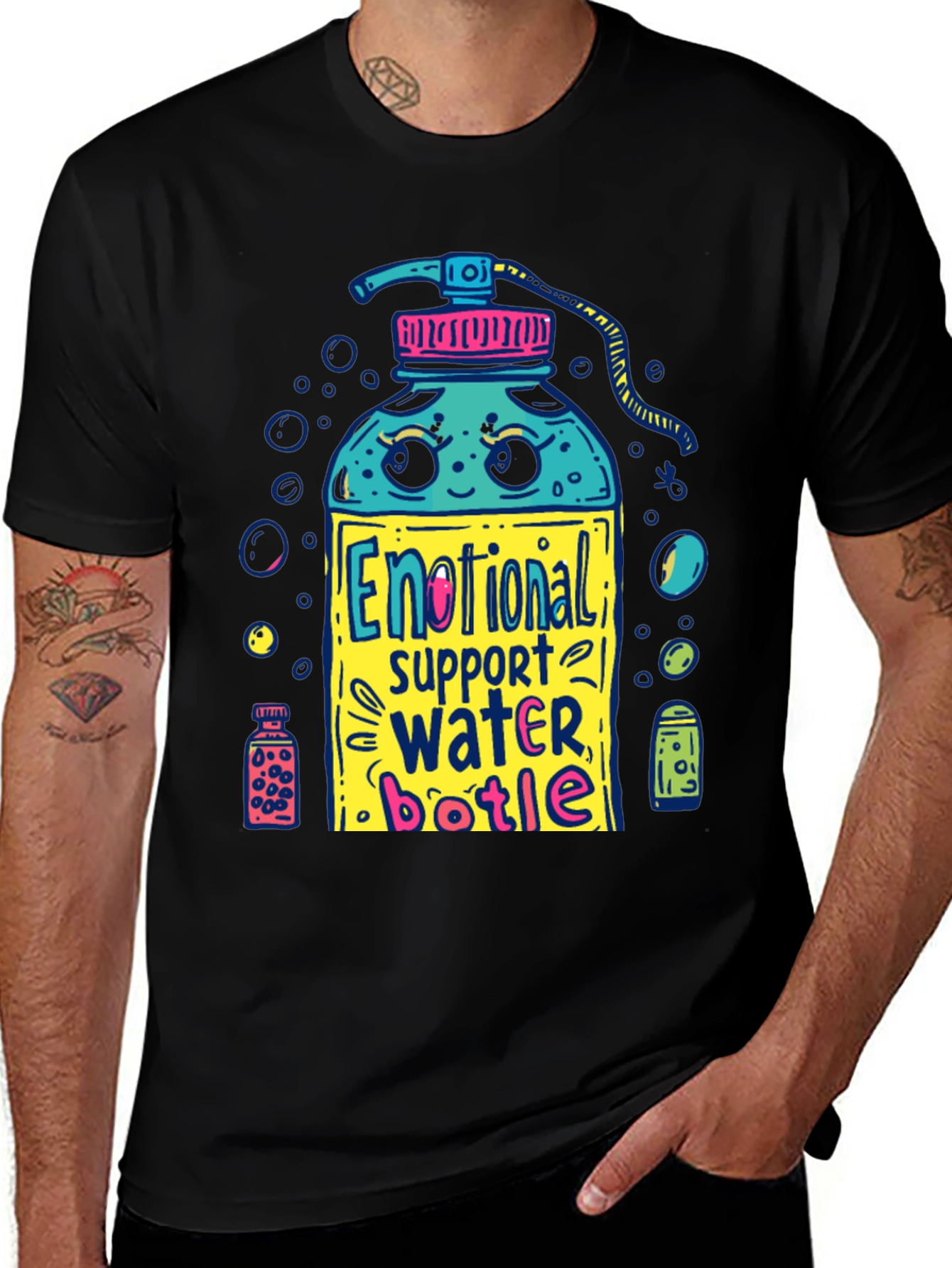 Variant 23 of Emotional Support Water Bottle T-Shirt