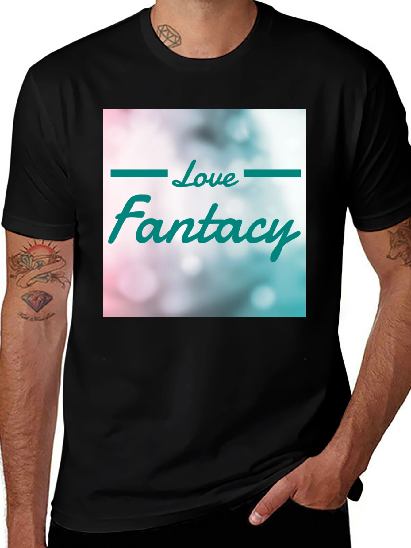 Variant 12 of Love Fantasy Graphic Tee - Stylish Men's T-Shirt