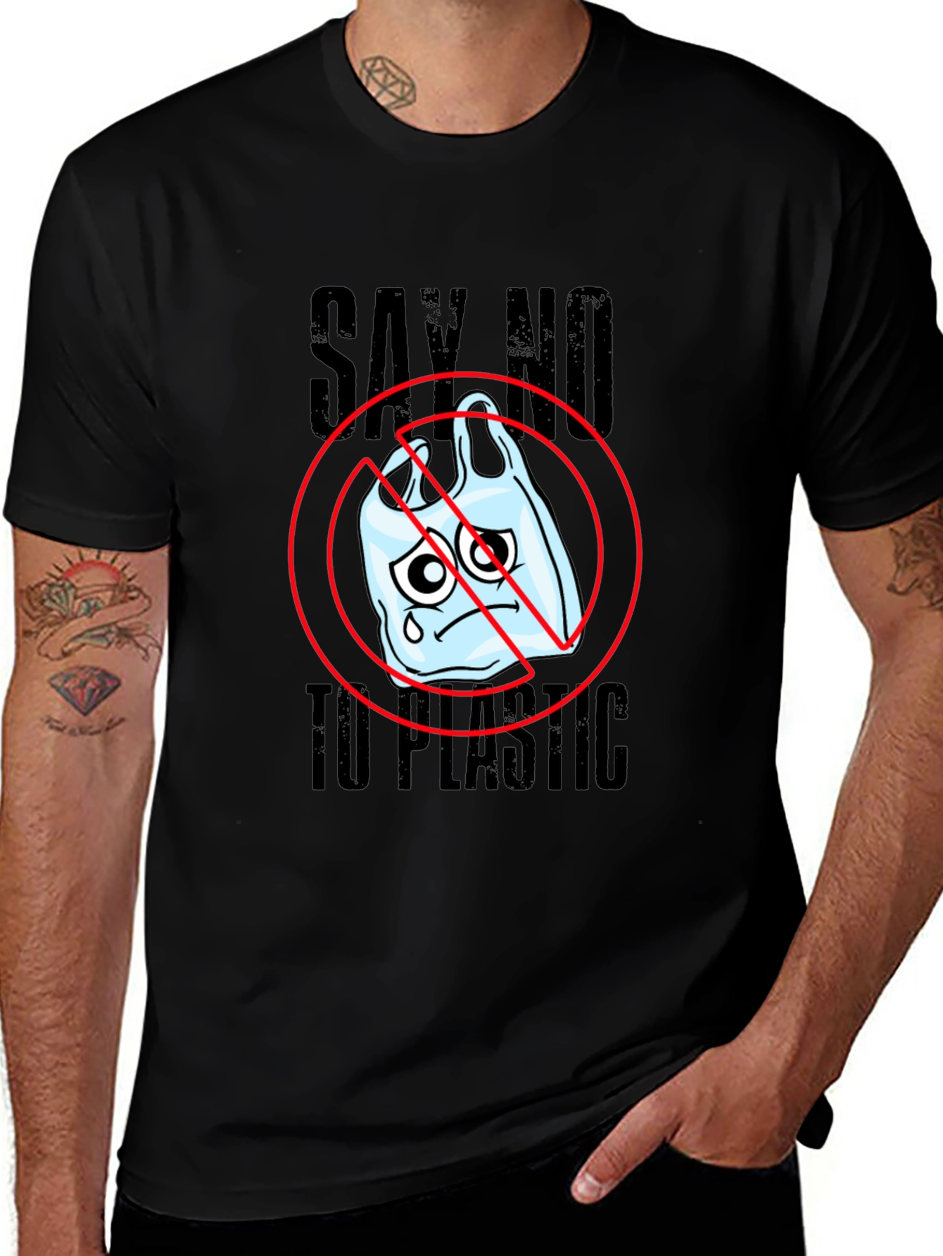 Variant 24 of Say No to Plastic T-Shirt