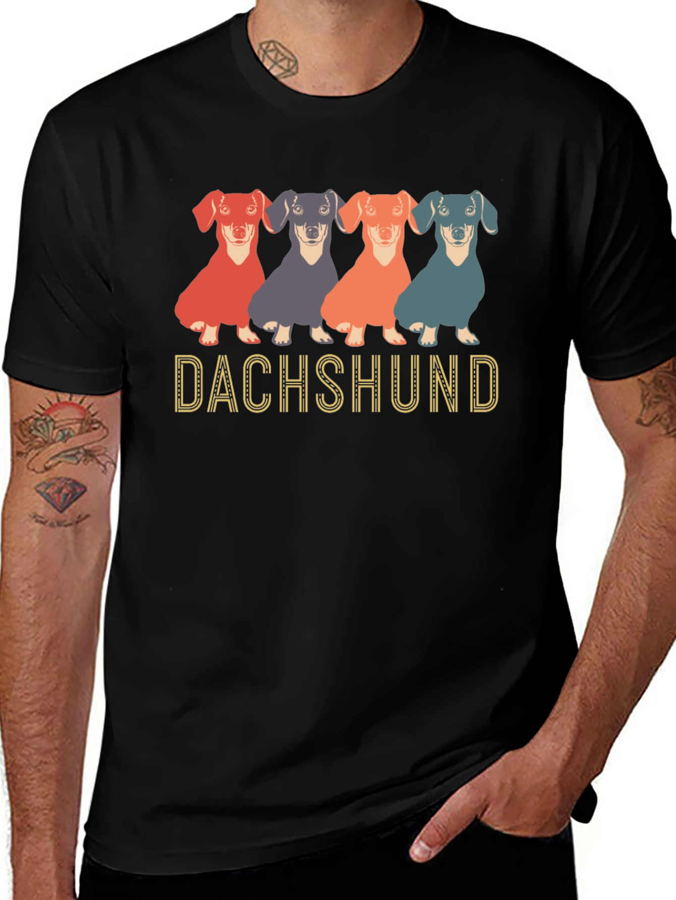 Dachshund Dog Breed Graphic T-Shirt