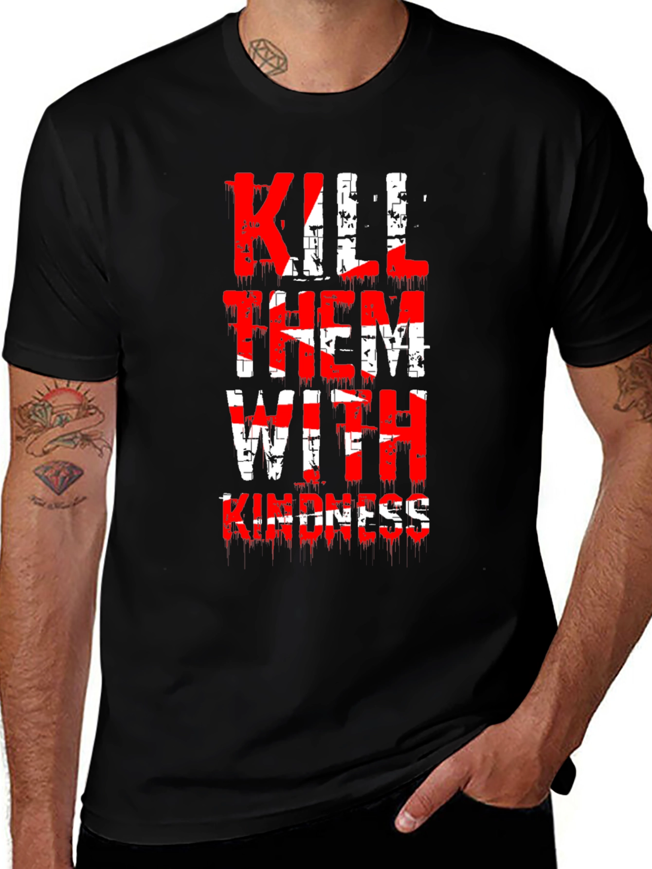 Variant 28 of Kill Them With Kindness Graphic Tee