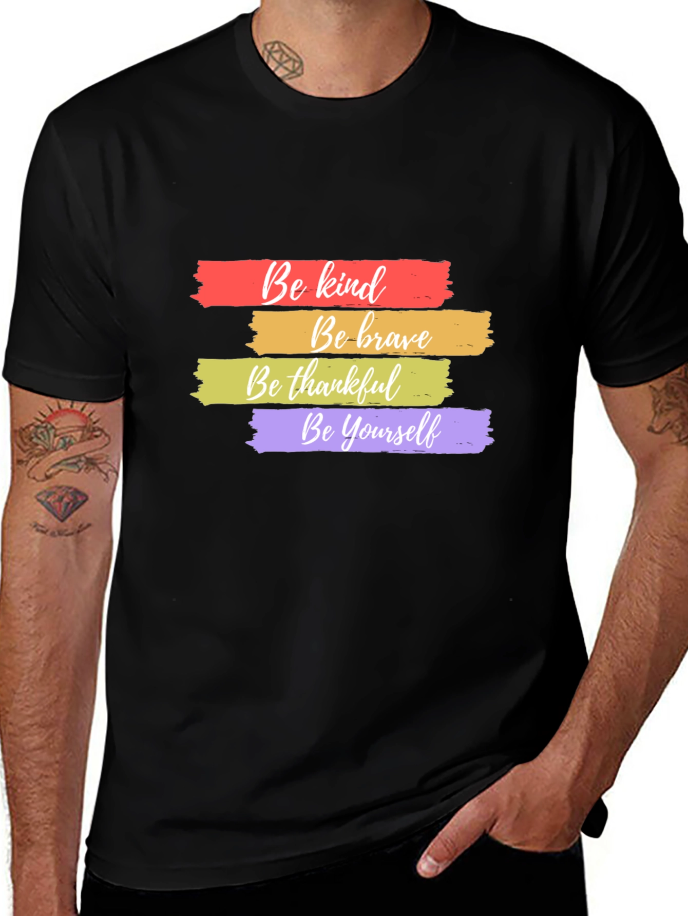 Variant 24 of Be Kind Graphic Tee - Inspirational T-Shirt