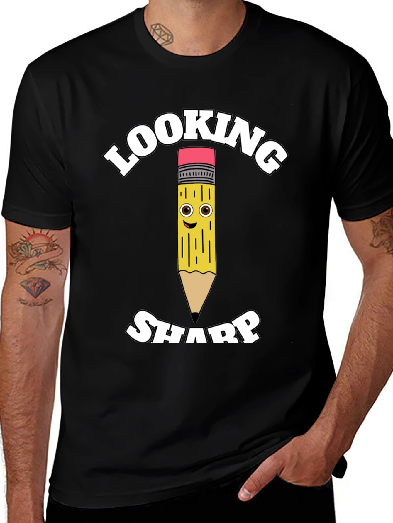 Variant 11 of Looking Sharp Pencil Graphic T-Shirt