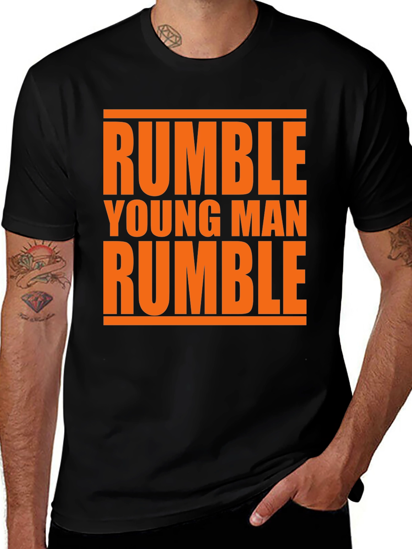 Variant 3 of Rumble Young Man Rumble Graphic Tee