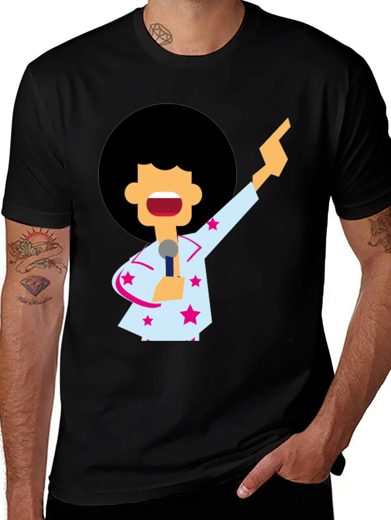 Variant 14 of Funky Retro Disco T-Shirt