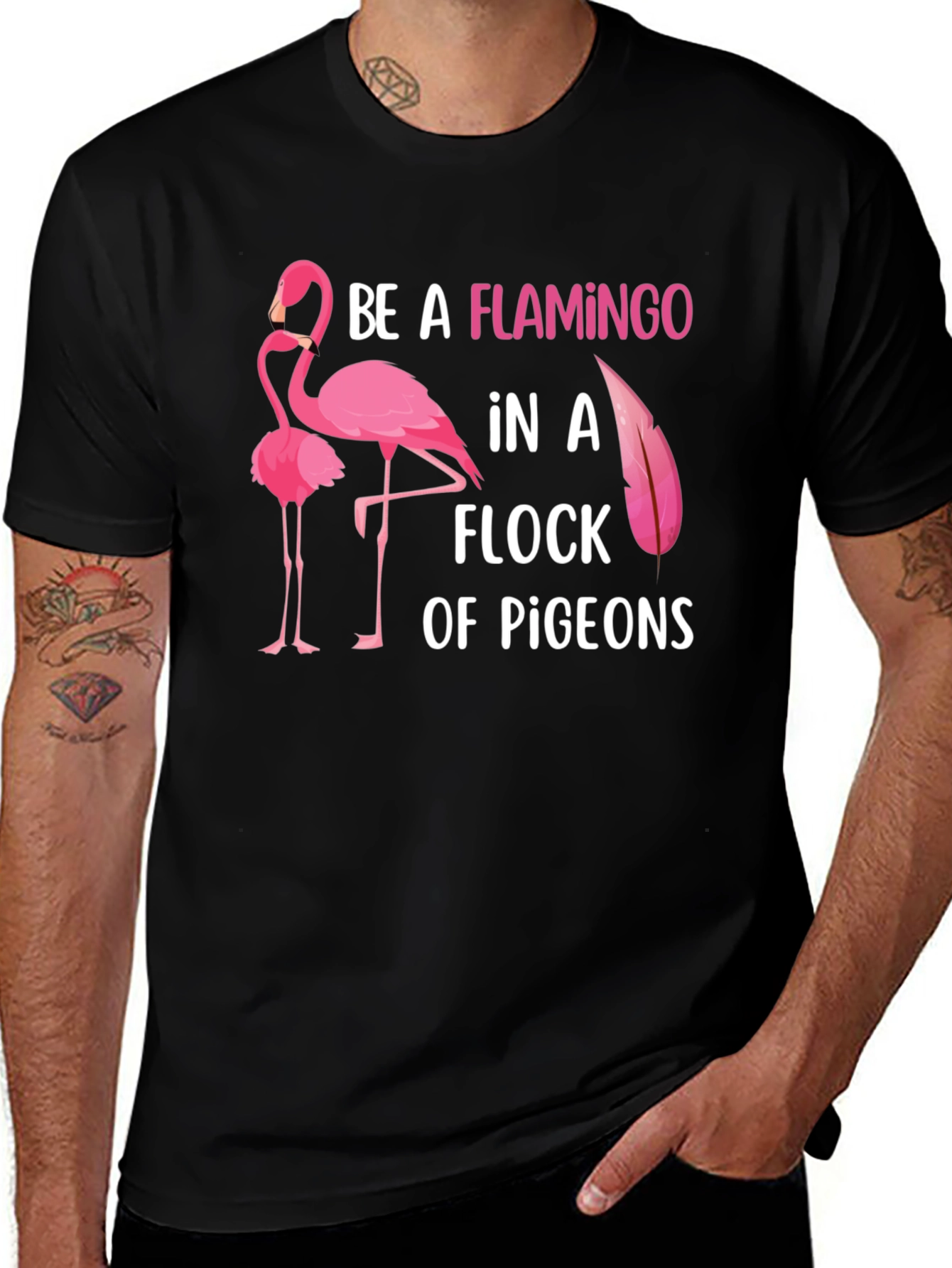 Variant 26 of Be a Flamingo Graphic T-Shirt