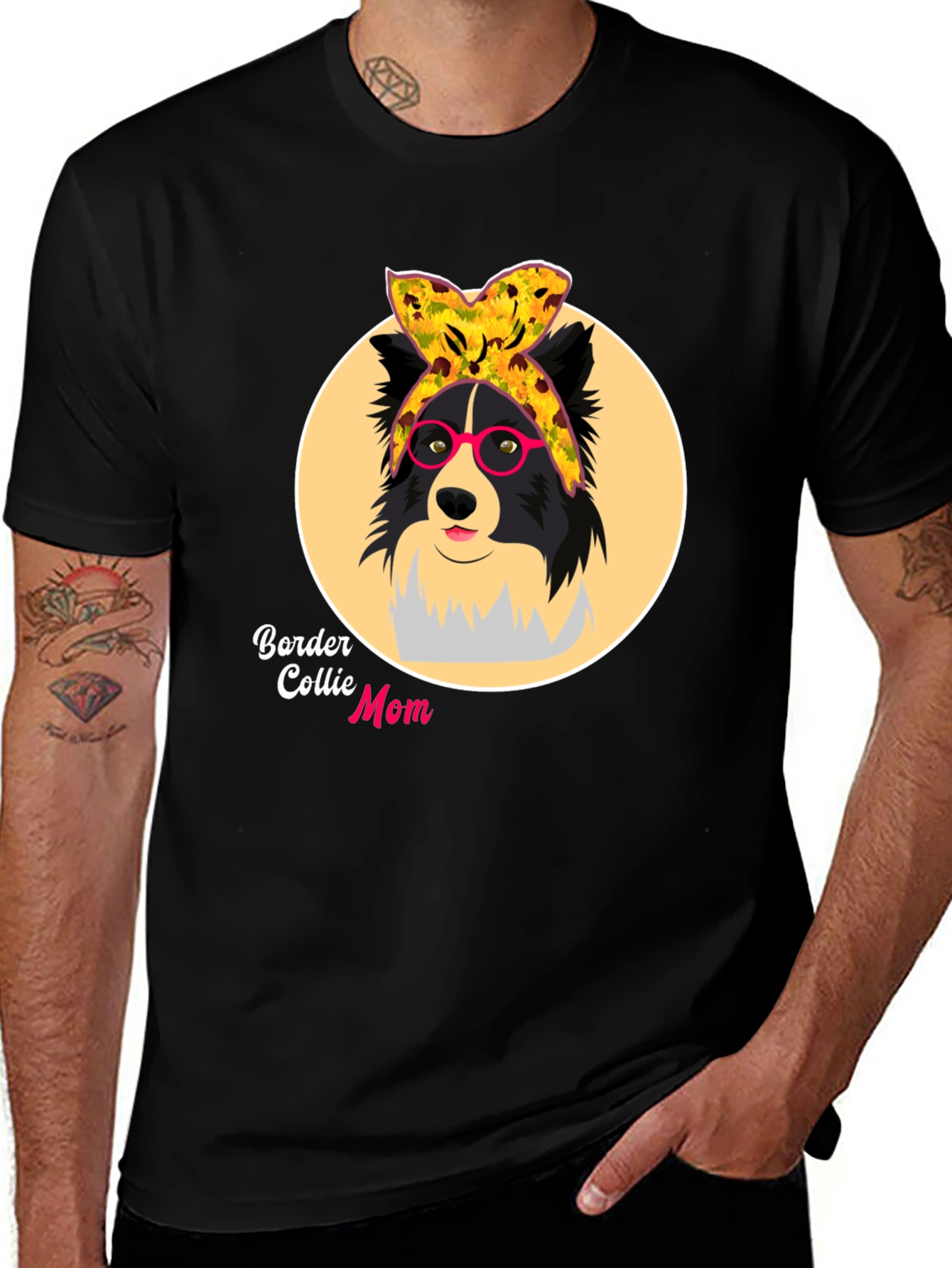 Border Collie Mom T-Shirt - Dog Lover Tee