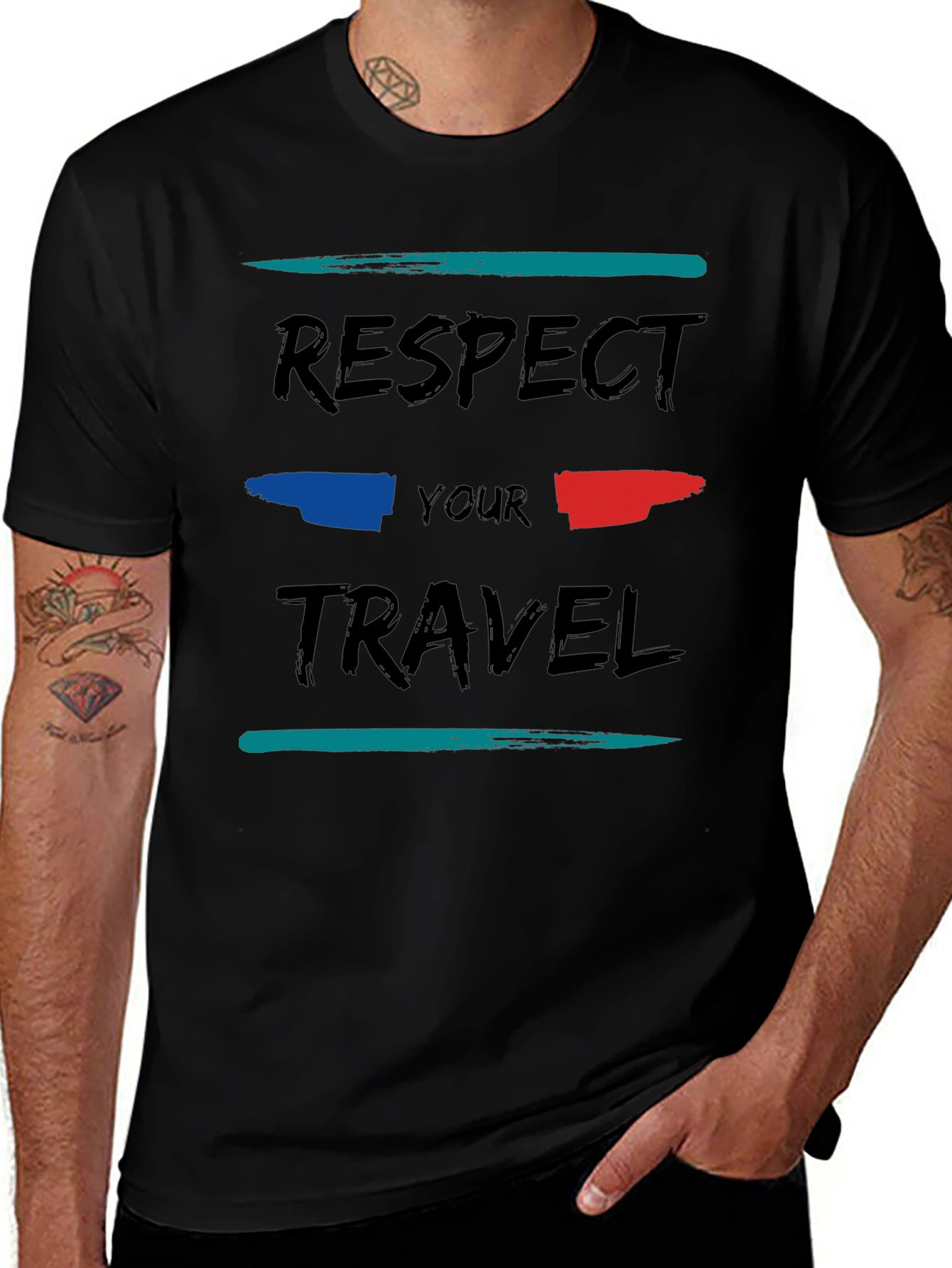 Variant 19 of Respect Your Travel Graphic T-Shirt