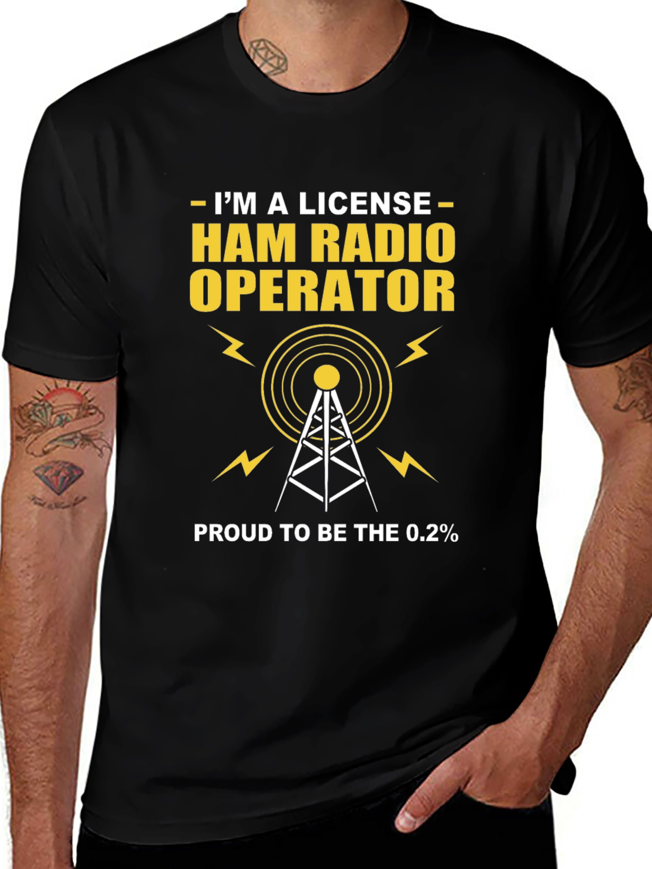 Variant 20 of Ham Radio Operator T-Shirt - Licensed Pride