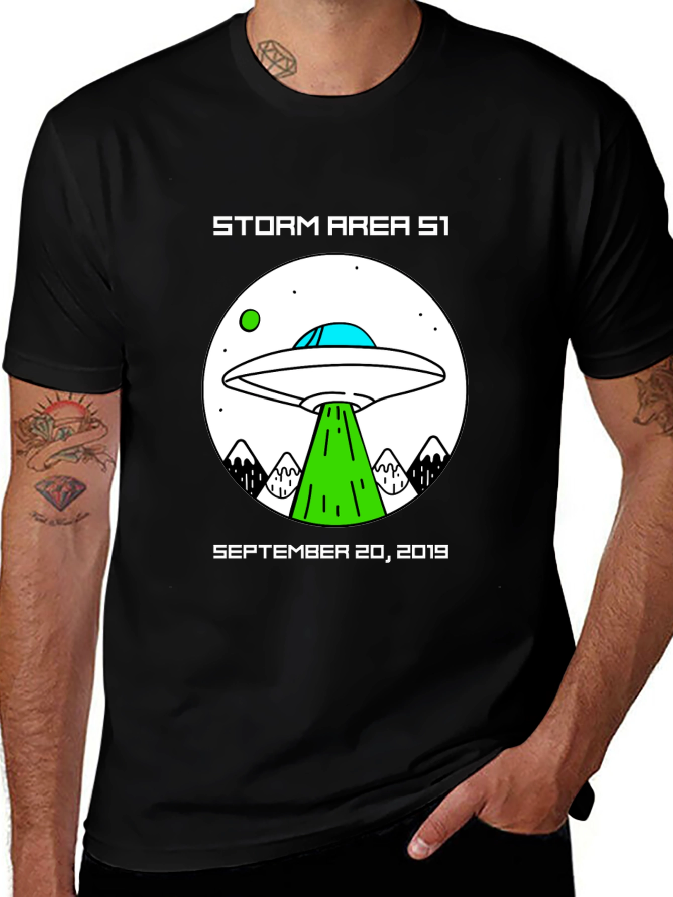 Variant 30 of Storm Area 51 UFO Graphic T-Shirt