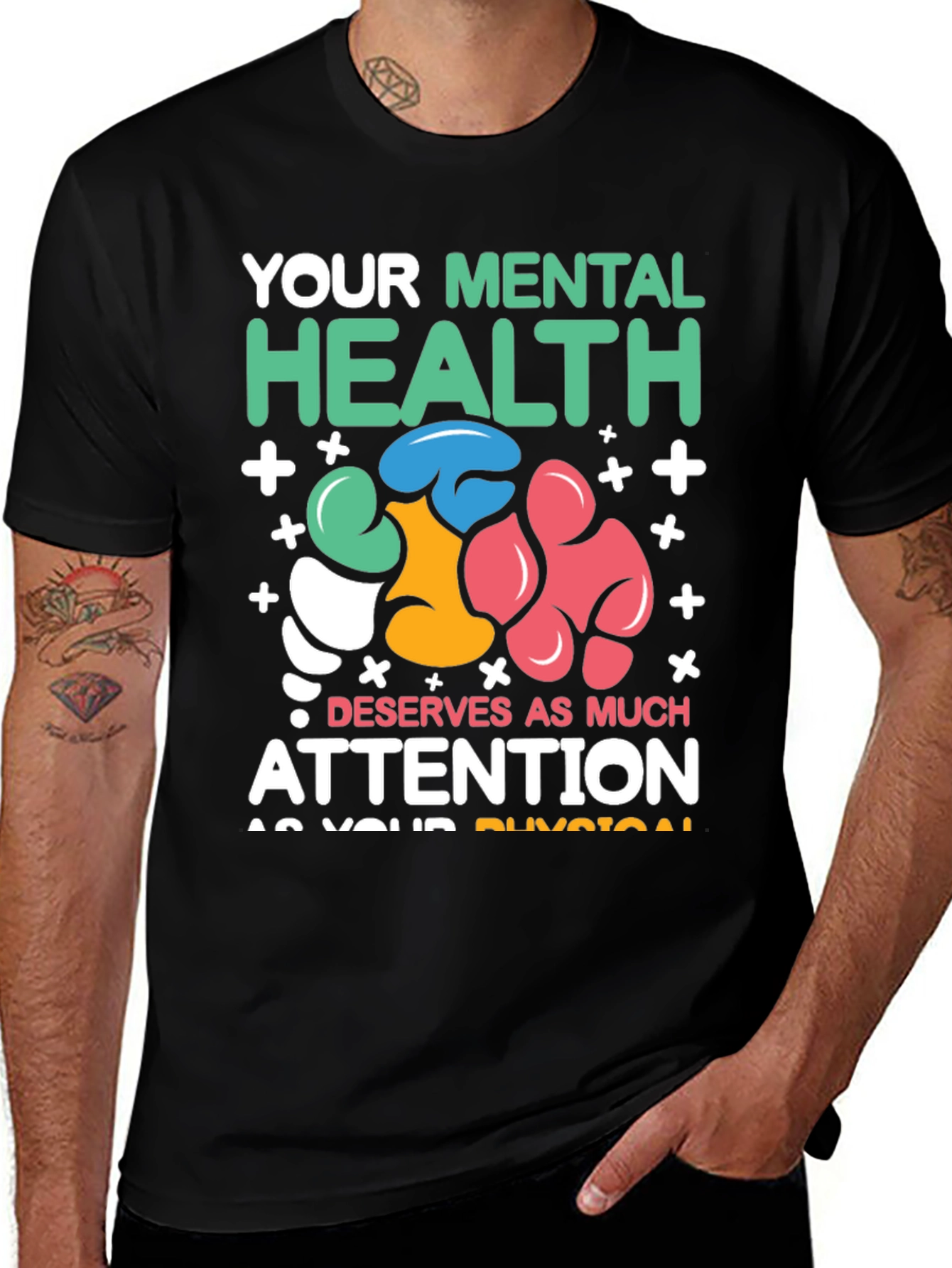 Variant 5 of Mental Health Awareness Graphic T-Shirt