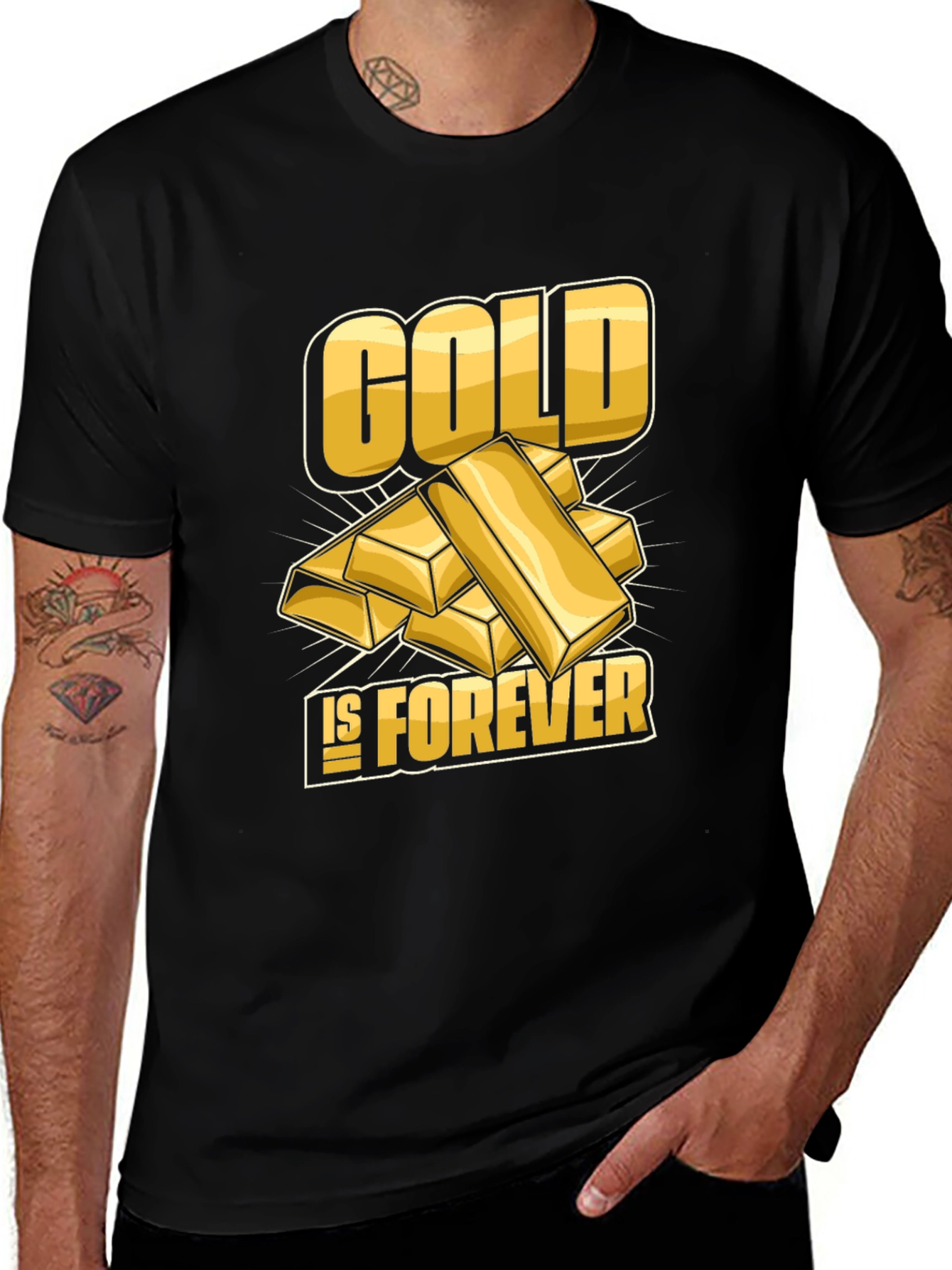 Variant 20 of Gold Is Forever Graphic T-Shirt