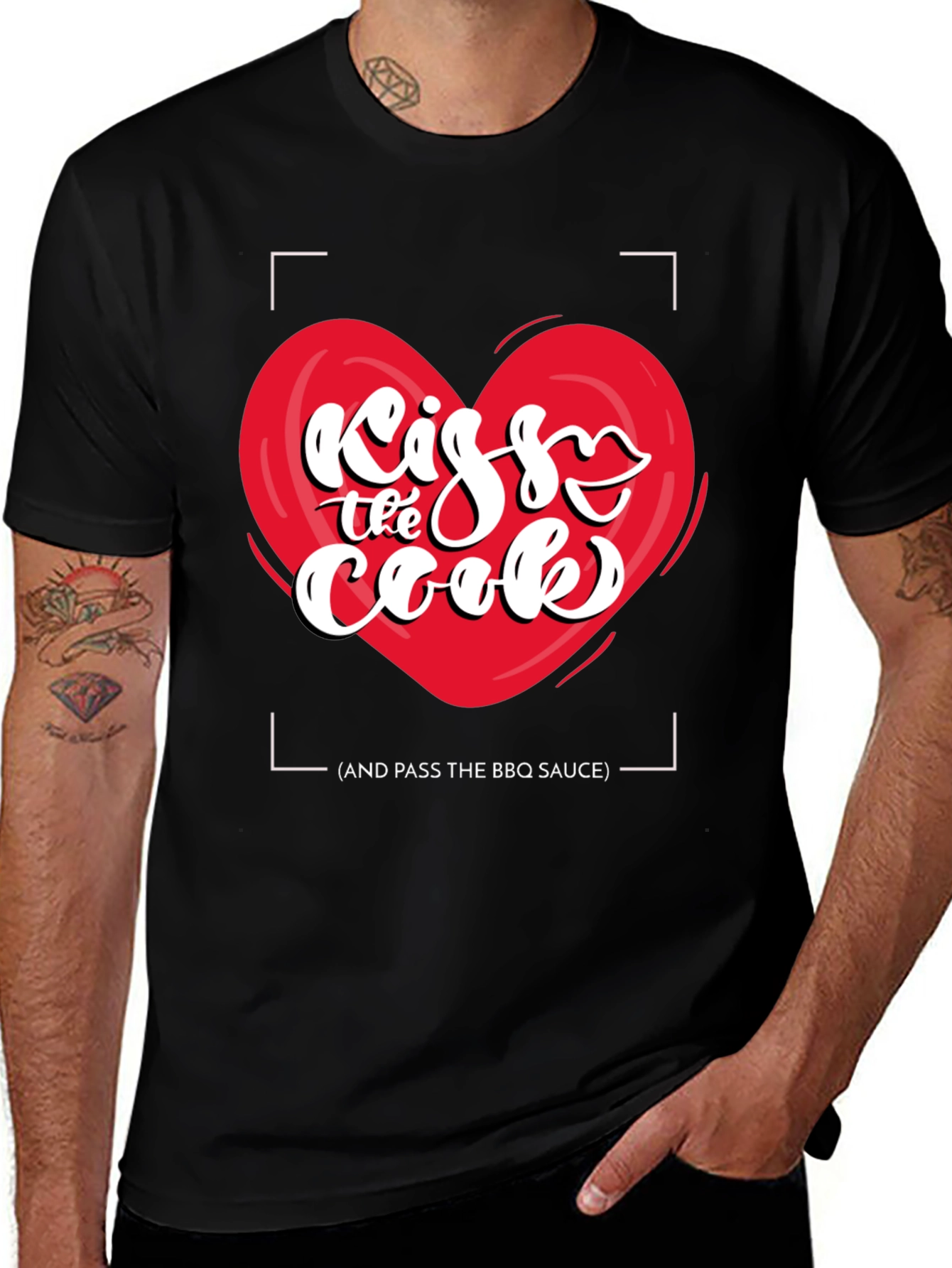 Variant 3 of Kiss the Cook BBQ Lover T-Shirt