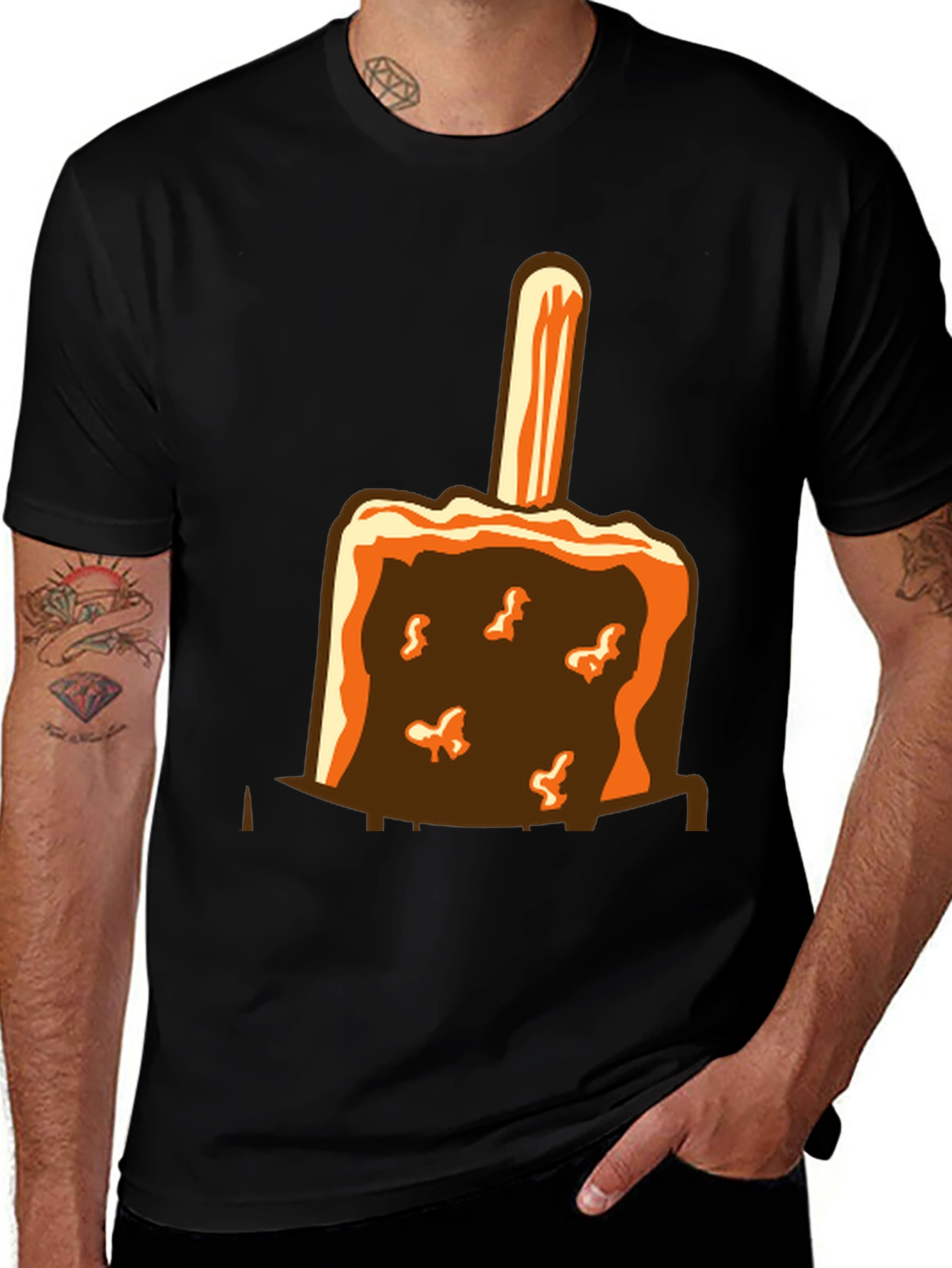 Variant 21 of Chocolate Ice Cream Bar T-Shirt
