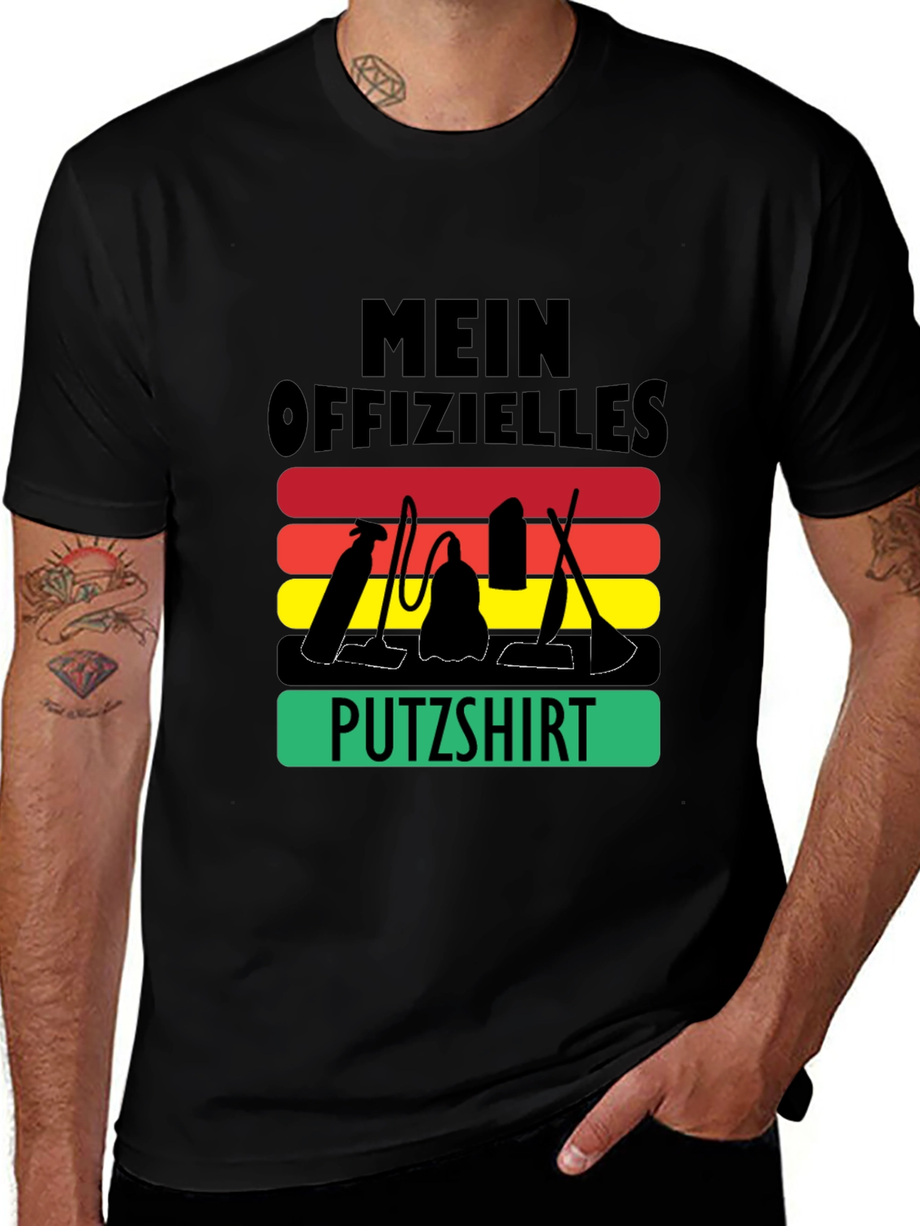 Variant 5 of Mein Offizielles Putzshirt - Cleaning Crew T-Shirt