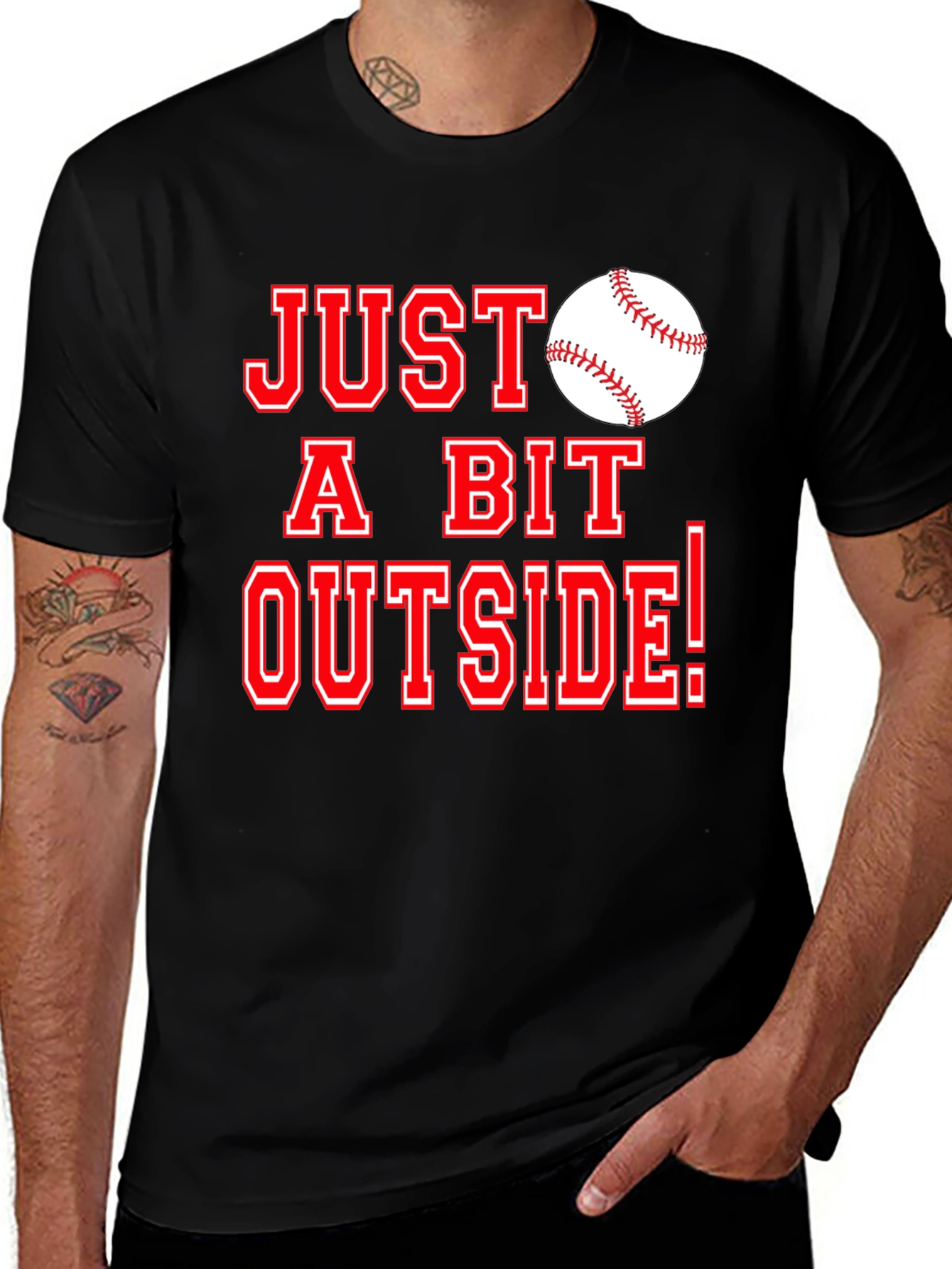 Variant 4 of Just A Bit Outside Graphic Tee