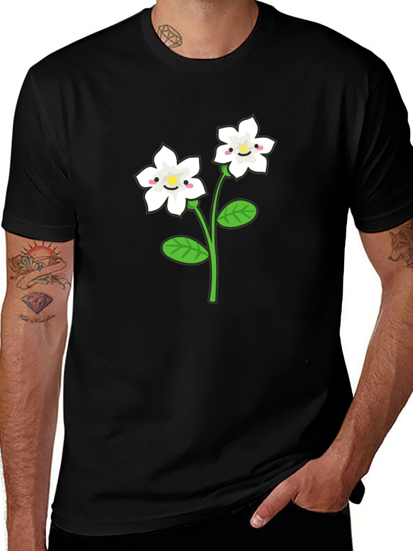 Variant 22 of Cute Flower Graphic T-Shirt
