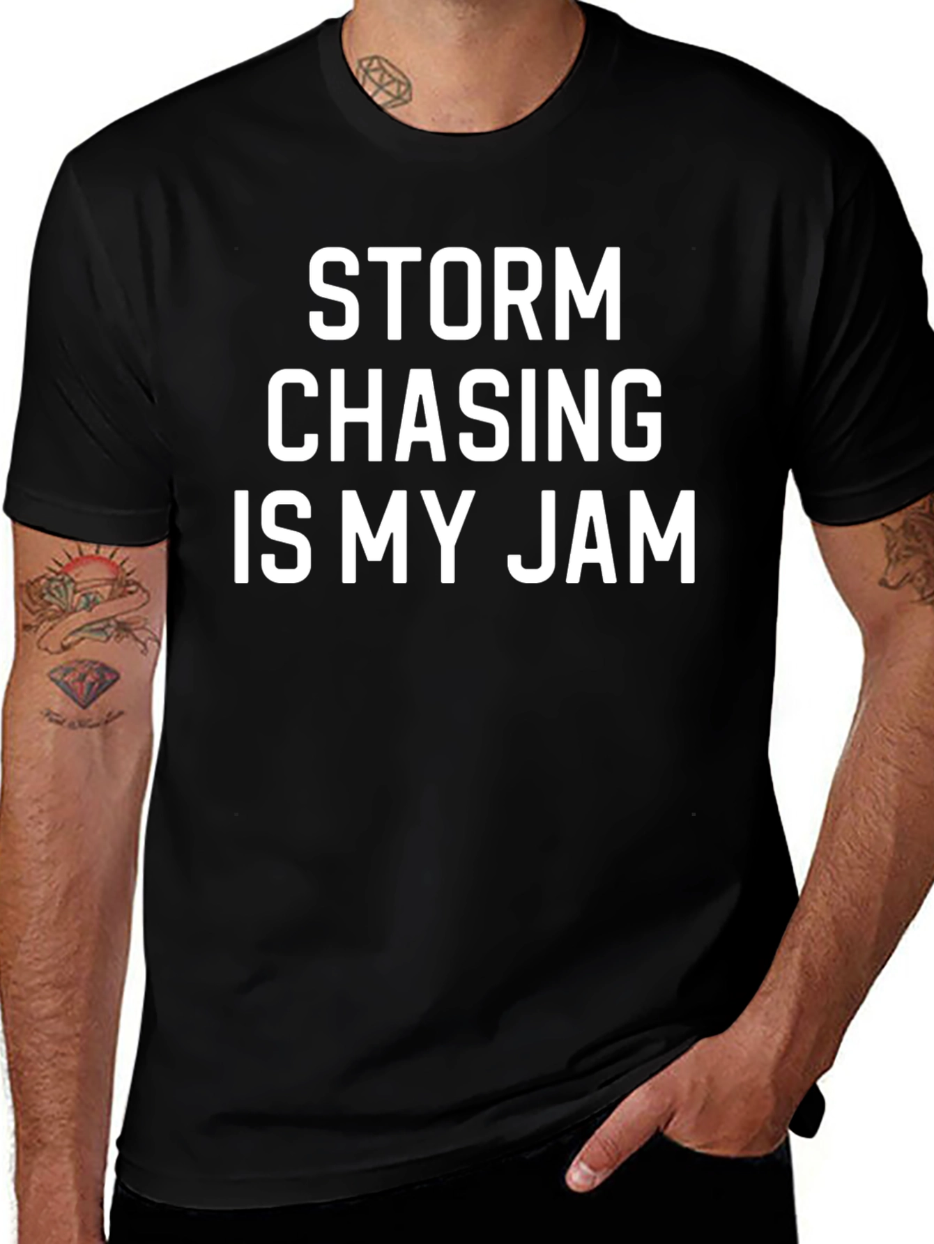 Variant 3 of Storm Chasing Is My Jam - Graphic Tee