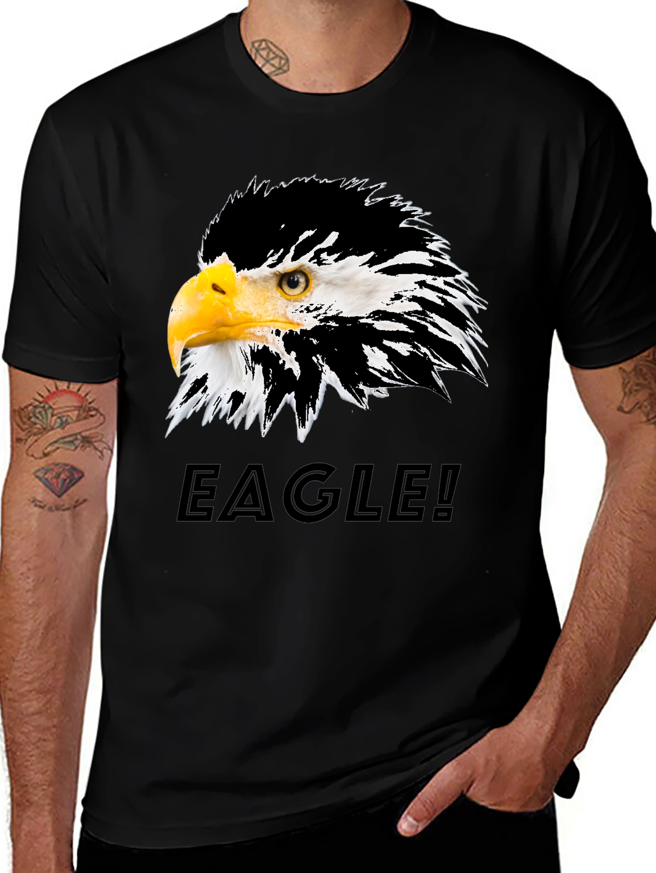 Variant 20 of Eagle Graphic T-Shirt - Bold Bird of Prey Design