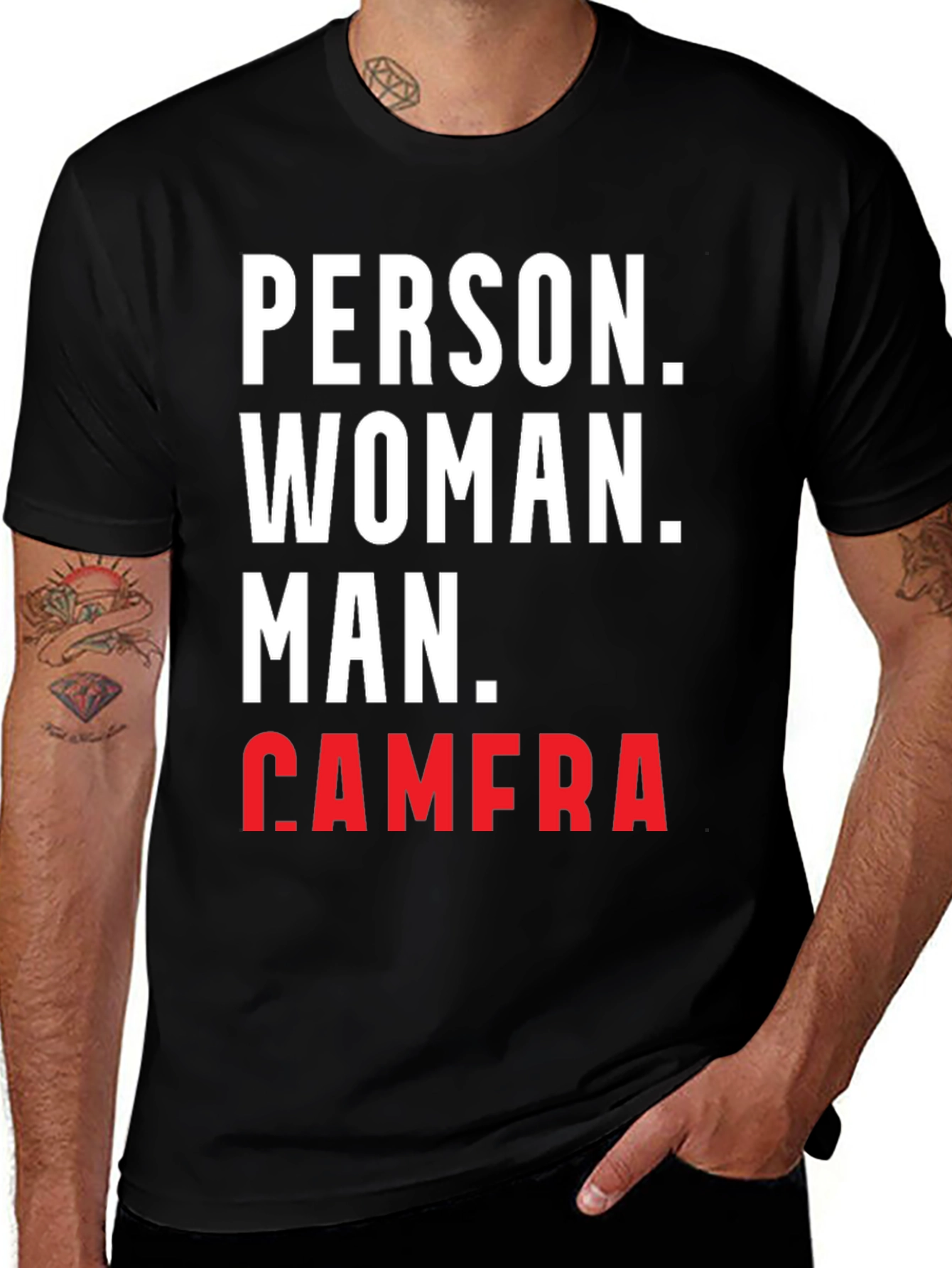 Variant 15 of Person Woman Man Camera T-Shirt