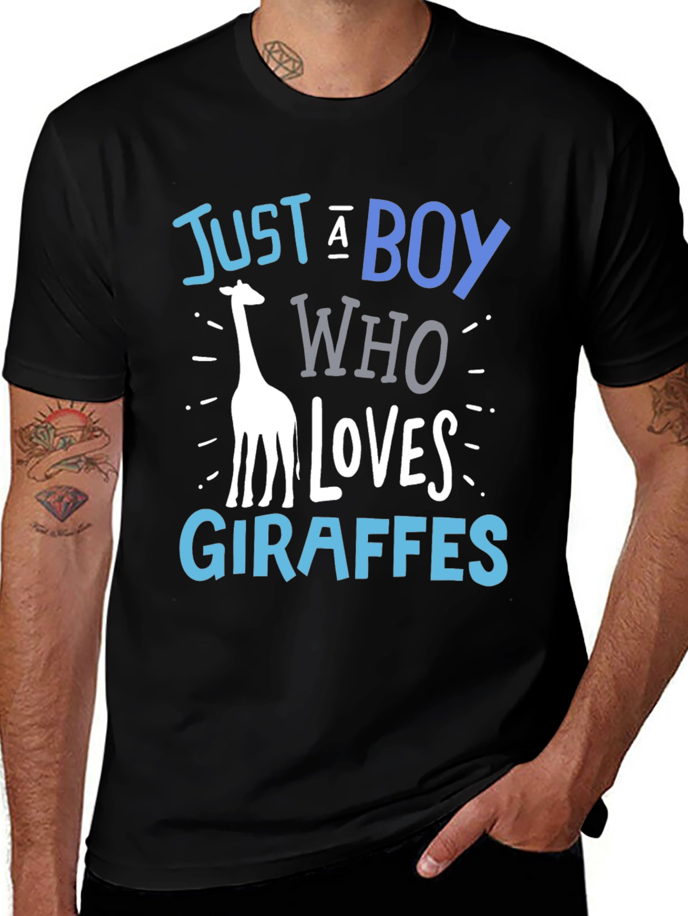 Variant 27 of Boy's Giraffe Lover T-Shirt