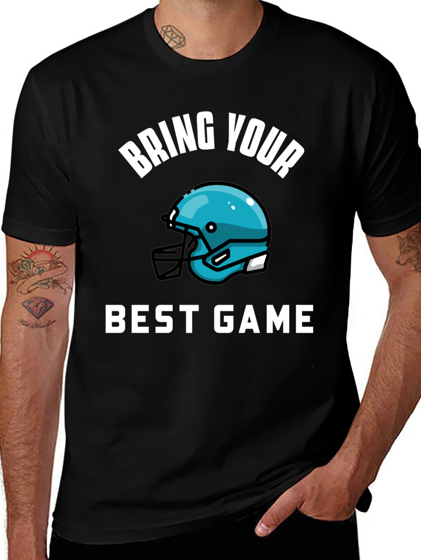 Variant 18 of Bring Your Best Game Black T-Shirt