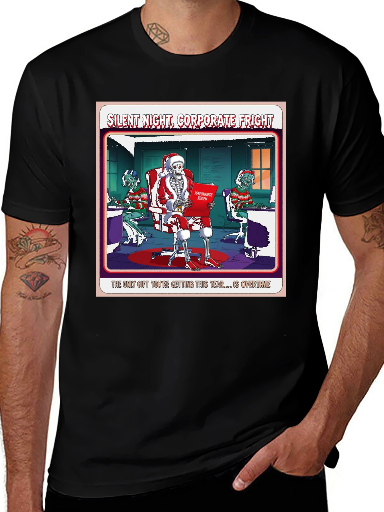 Silent Night Corporate Fright T-Shirt
