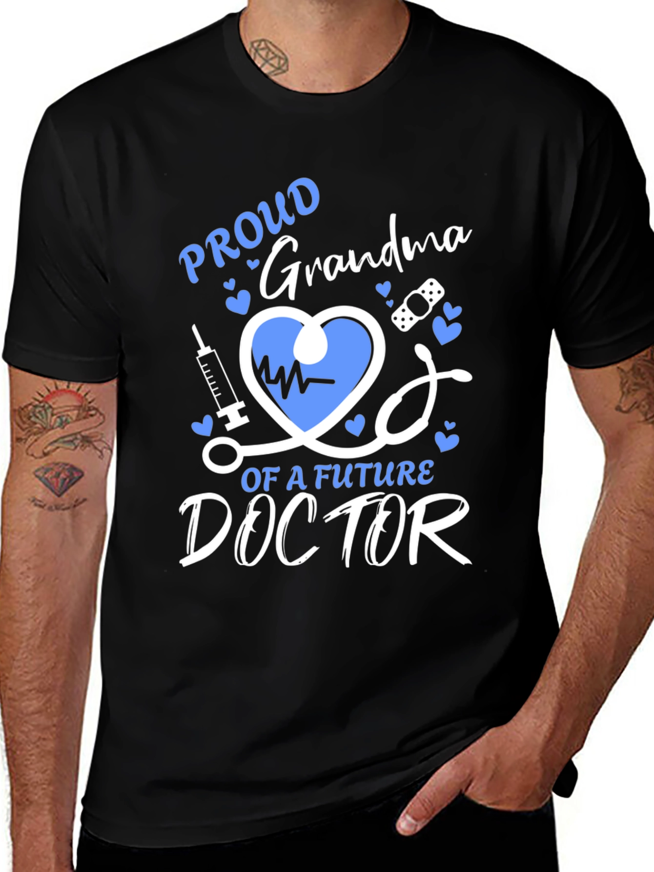 Variant 22 of Proud Grandma Future Doctor Graphic Tee