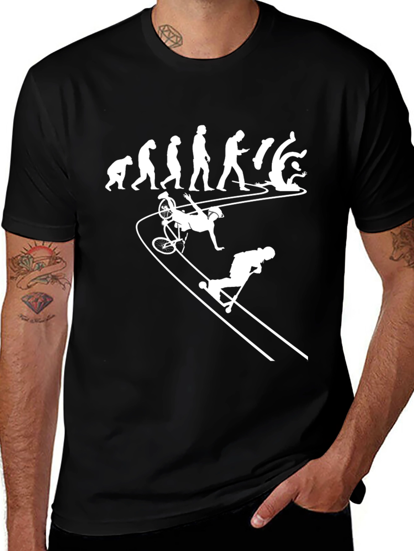 Variant 27 of Evolution of a Fall T-Shirt