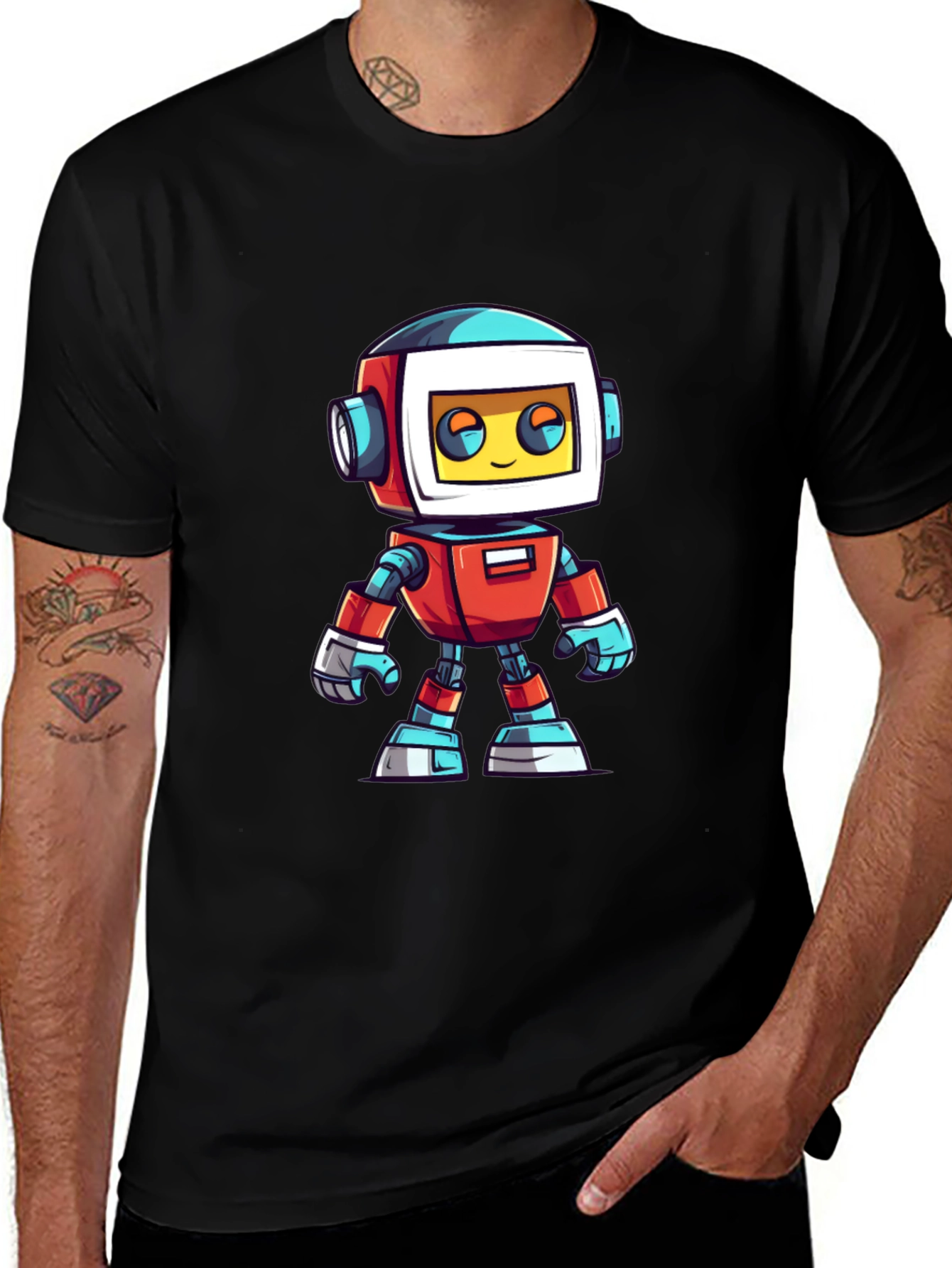 Variant 10 of Robot Graphic T-Shirt