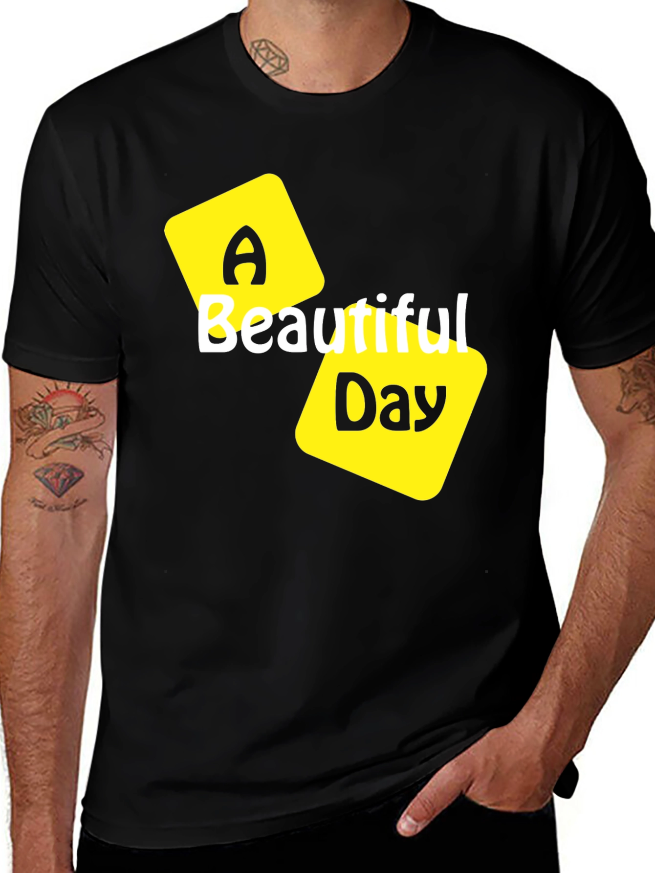 Variant 18 of A Beautiful Day Black T-Shirt