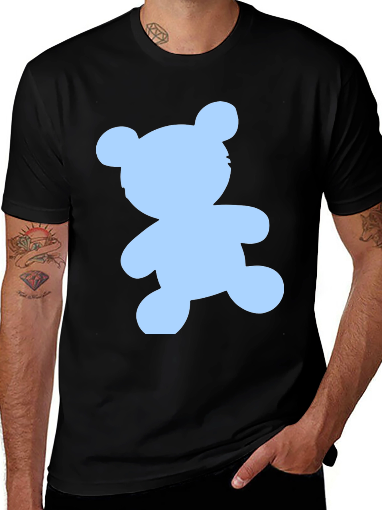 Variant 8 of Teddy Bear Graphic Tee - Casual Comfort