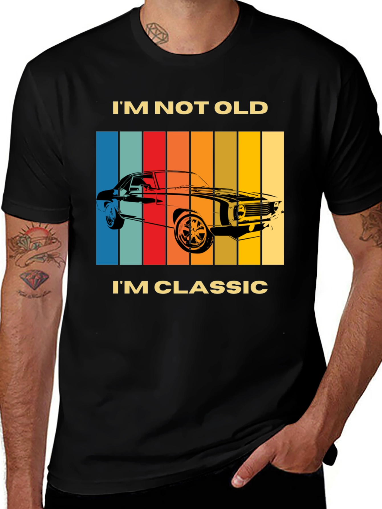 Variant 21 of Classic Car T-Shirt - I'm Not Old, I'm Classic