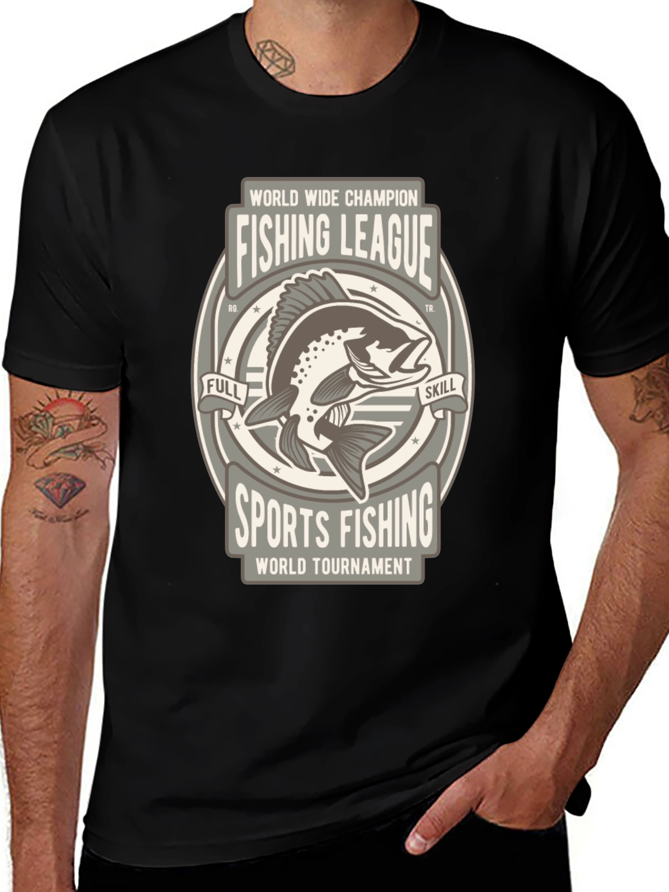 Variant 15 of Fishing League World Champion T-Shirt
