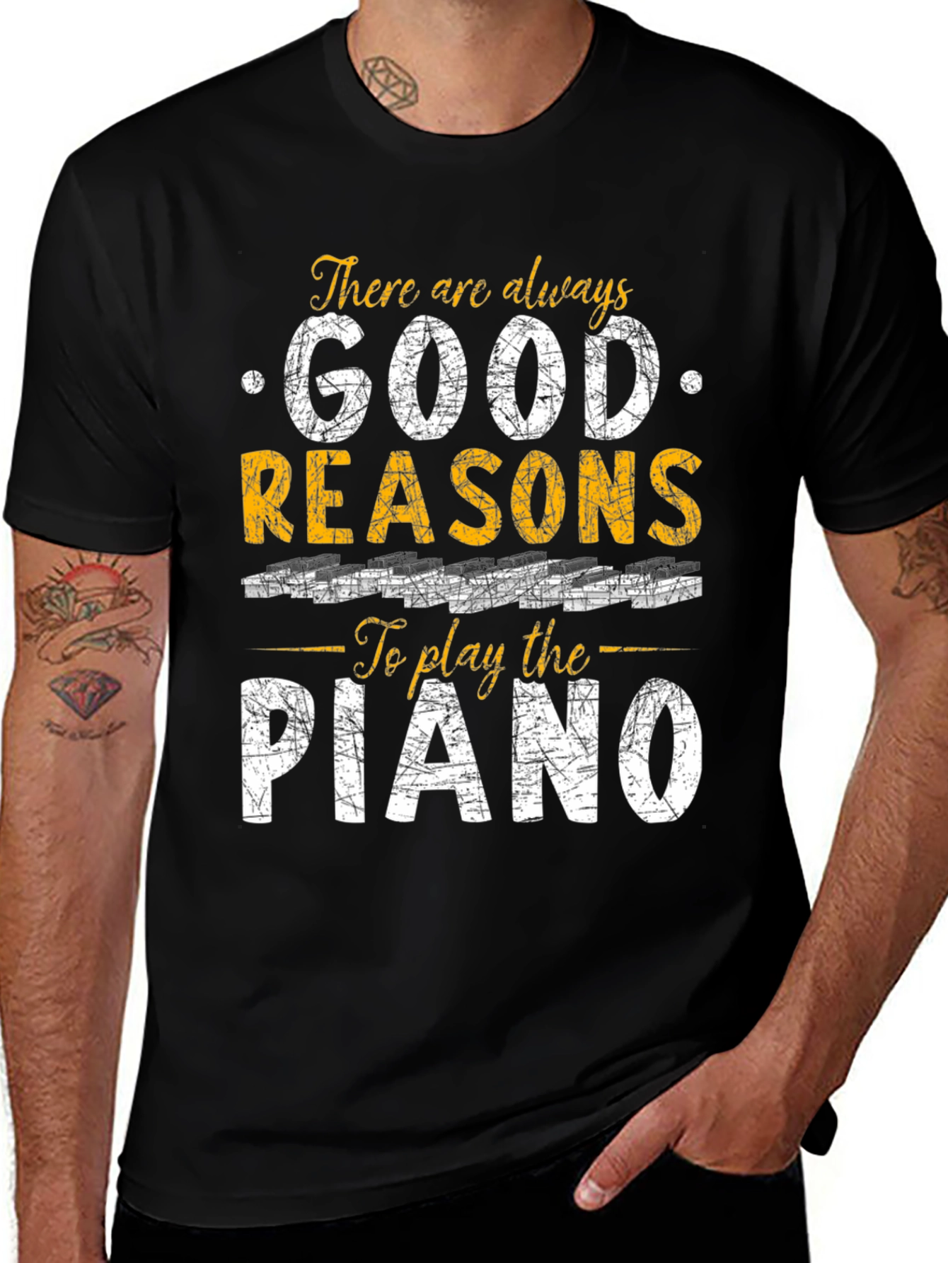 Variant 11 of Piano Reasons T-Shirt: Always a Good Time to Play