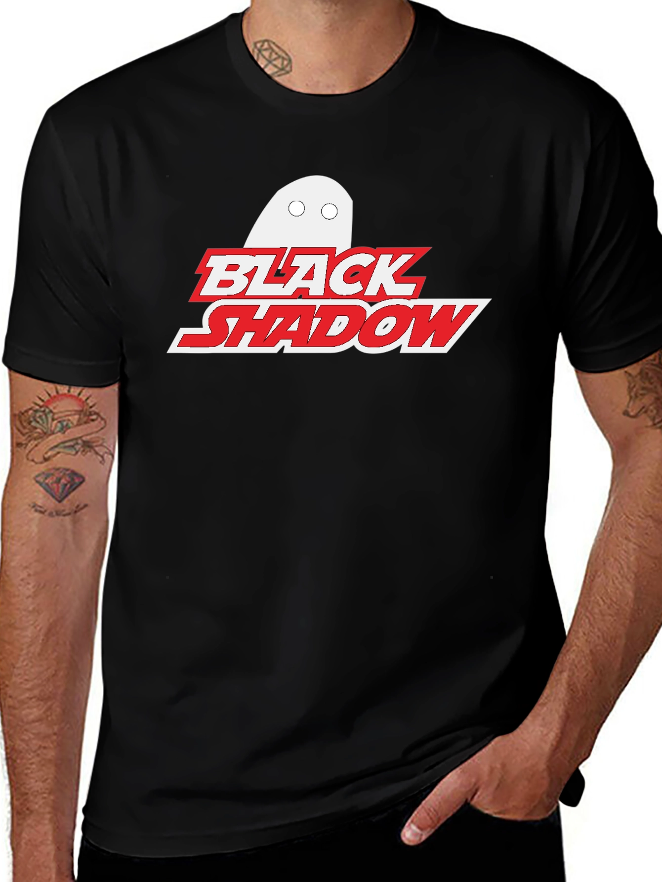Black Shadow Graphic Tee