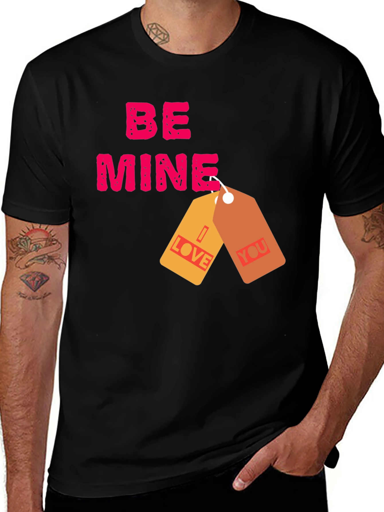 Variant 26 of Be Mine T-Shirt with Love Tags